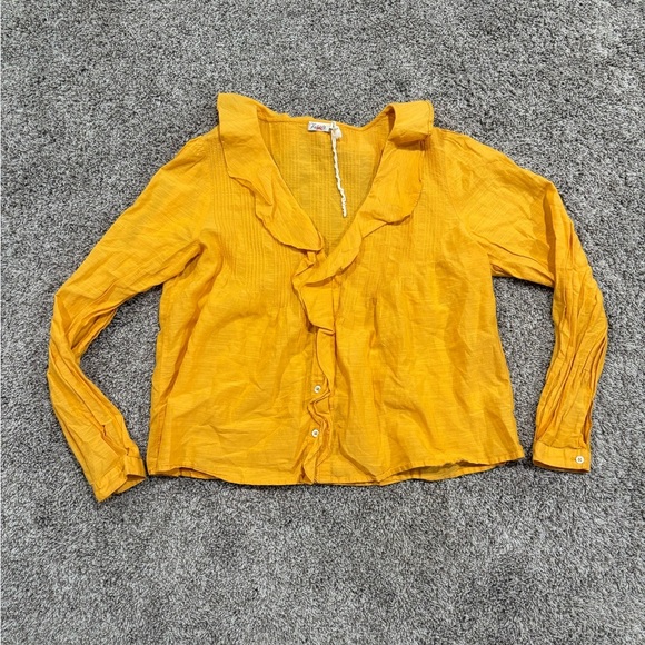 Faherty Cambria Blouse Medium - Picture 1 of 4